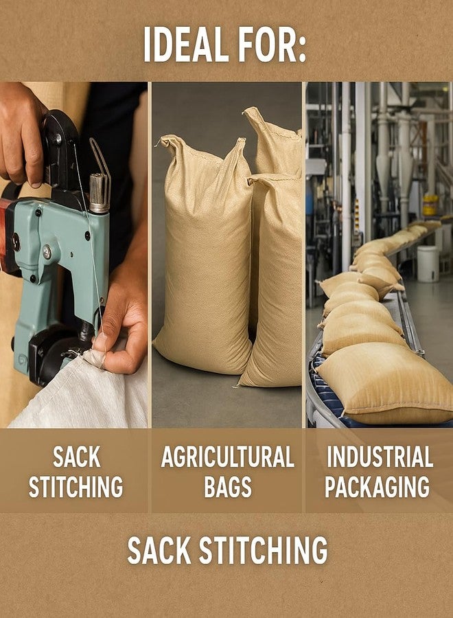 POWERLON خيط إغلاق أكياس غير قابل للكسر من النايلون باورلون® PP، طبقتين، 2000 متر، NW_2 (عبوة من 4 قطع، أزرق) - Image 3